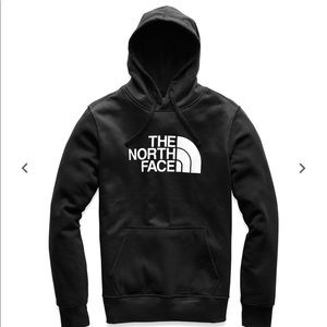 North Face logo black hoodie